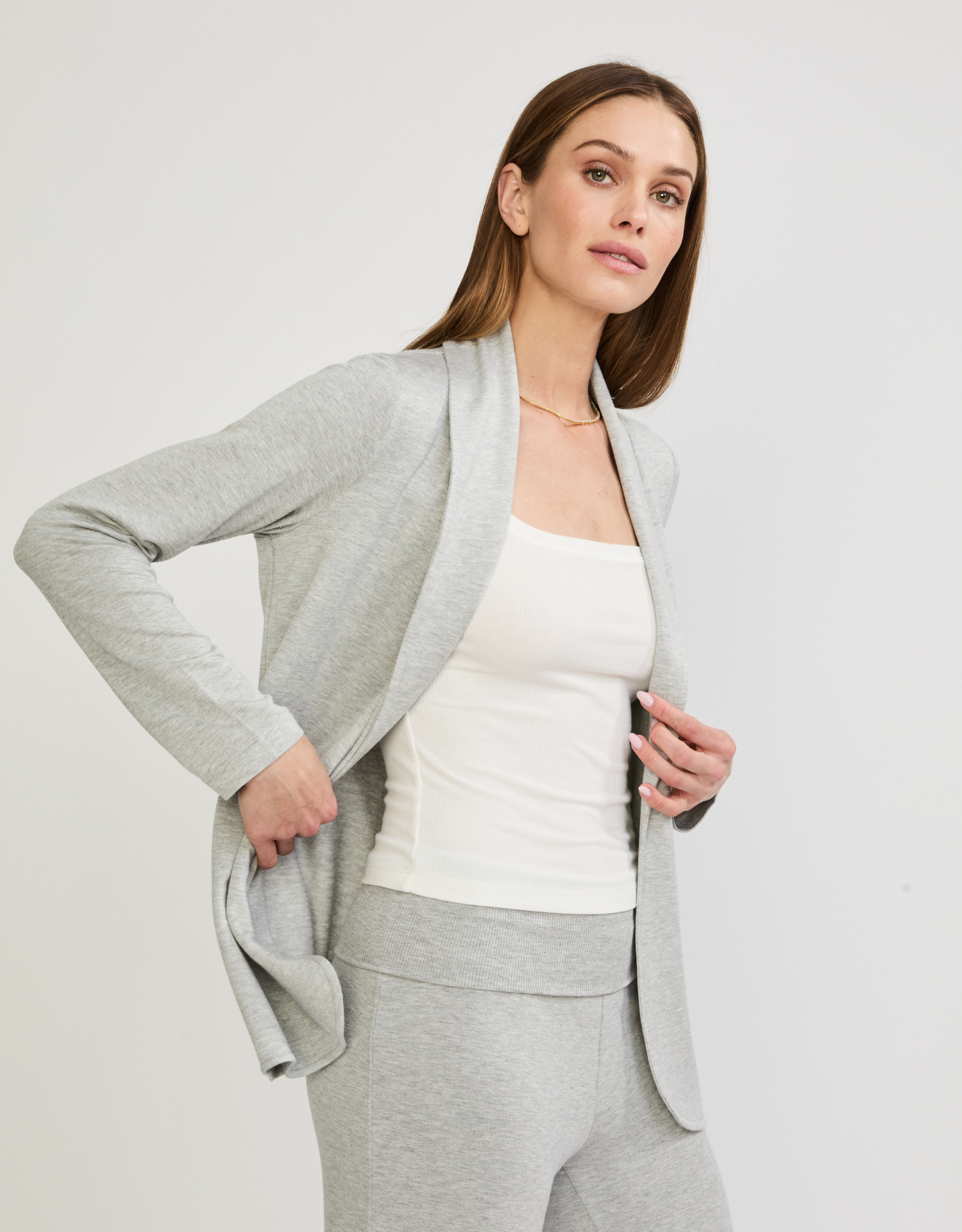London Blazer - Heather Grey