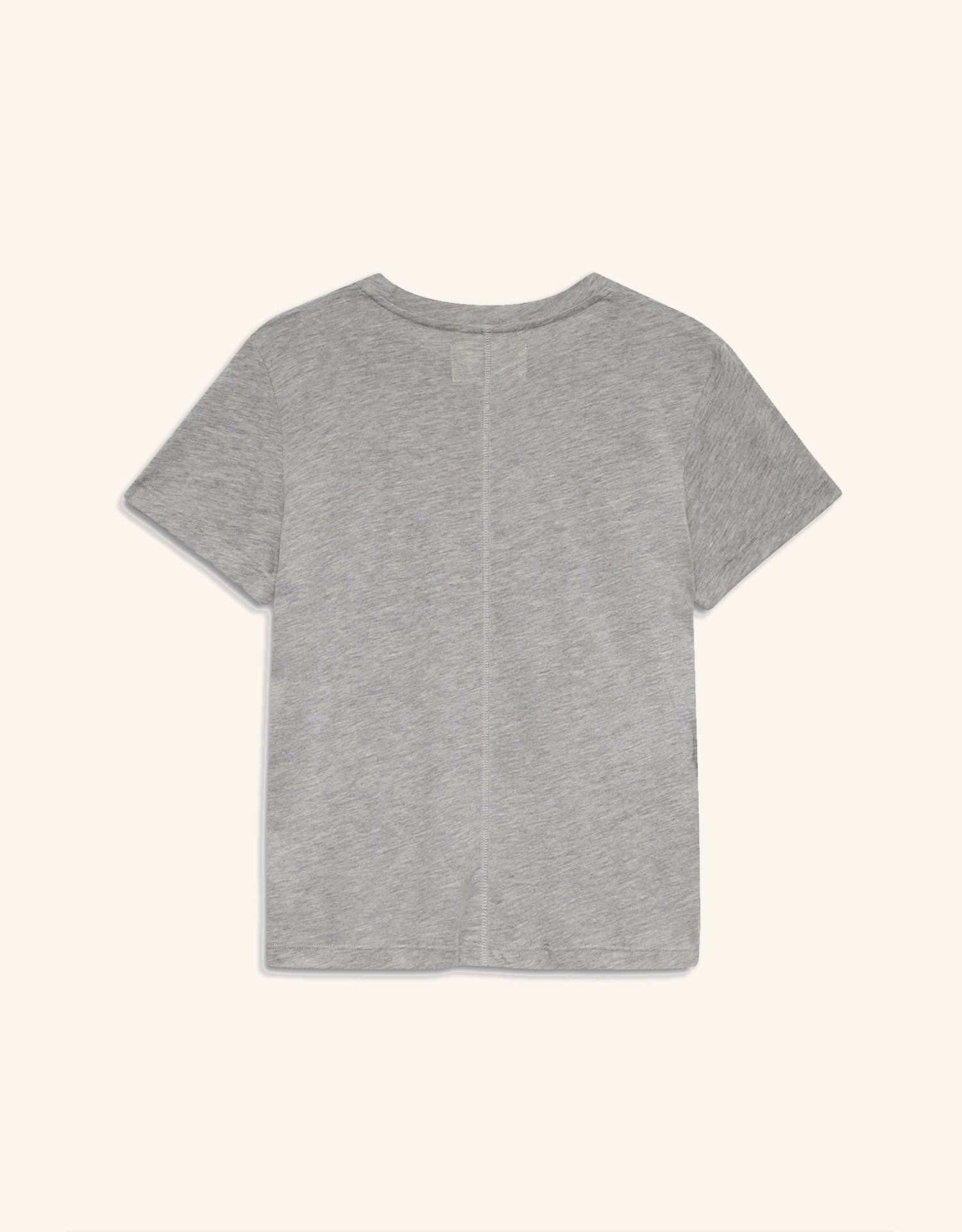 Charlotte Crew Neck Tee - Heather Grey