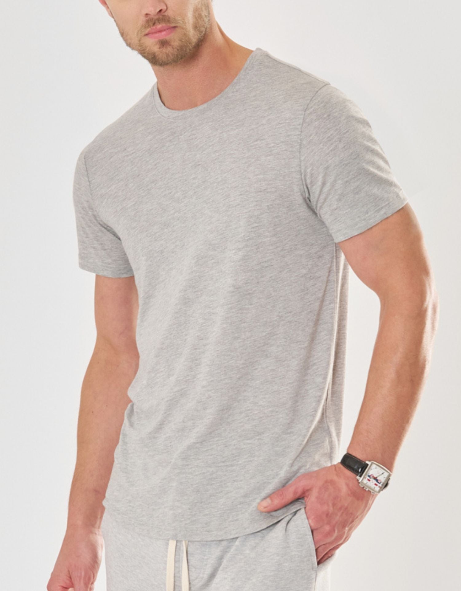 Ojai Tee - Heather Grey