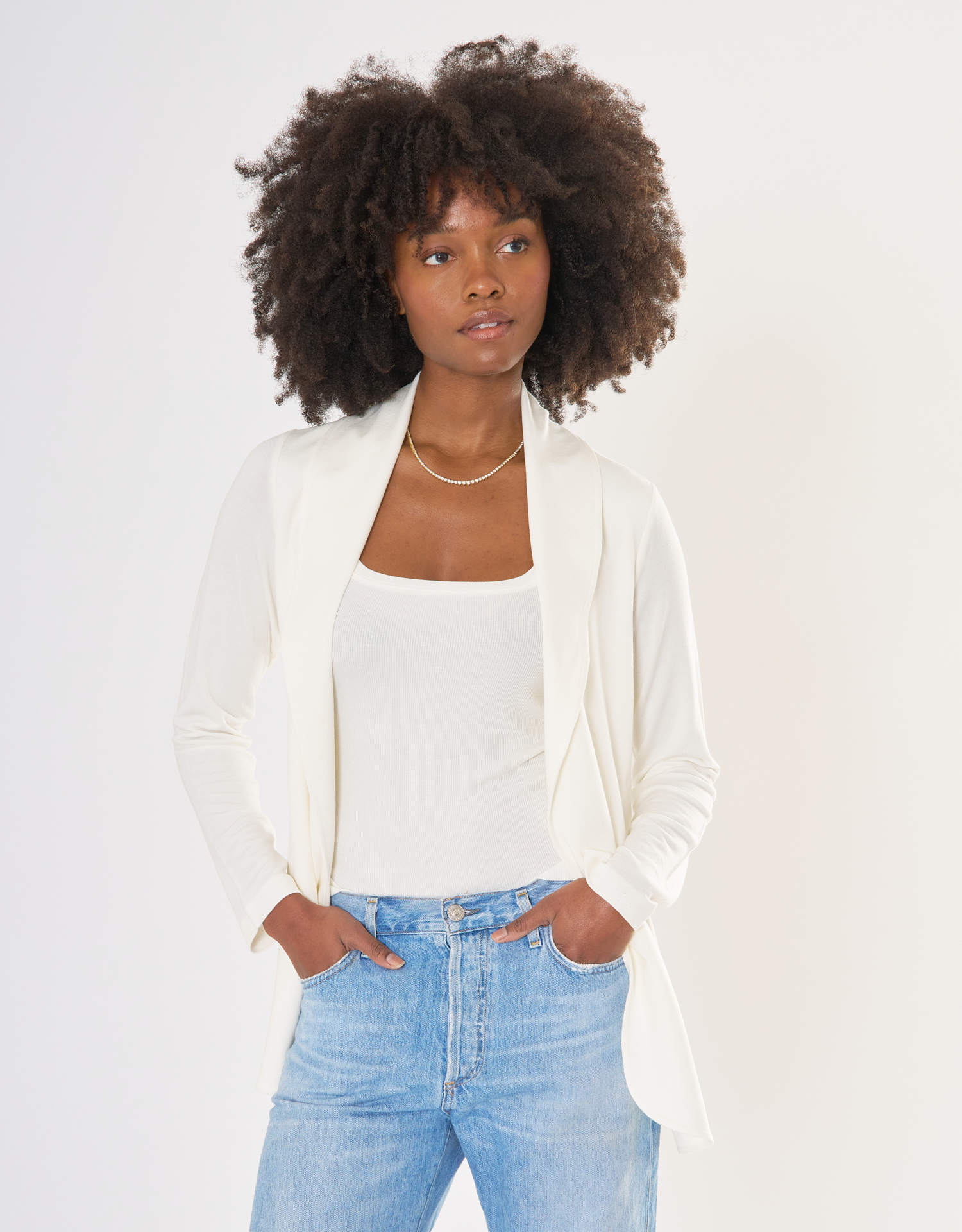 London Blazer - White