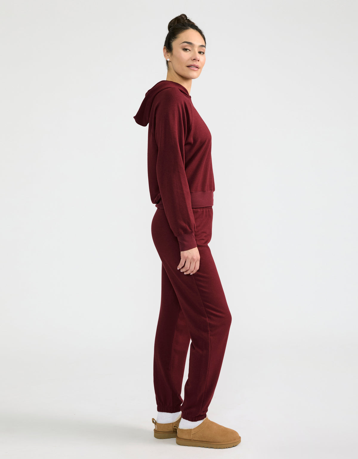 Alexandria Sweatpant - Garnet