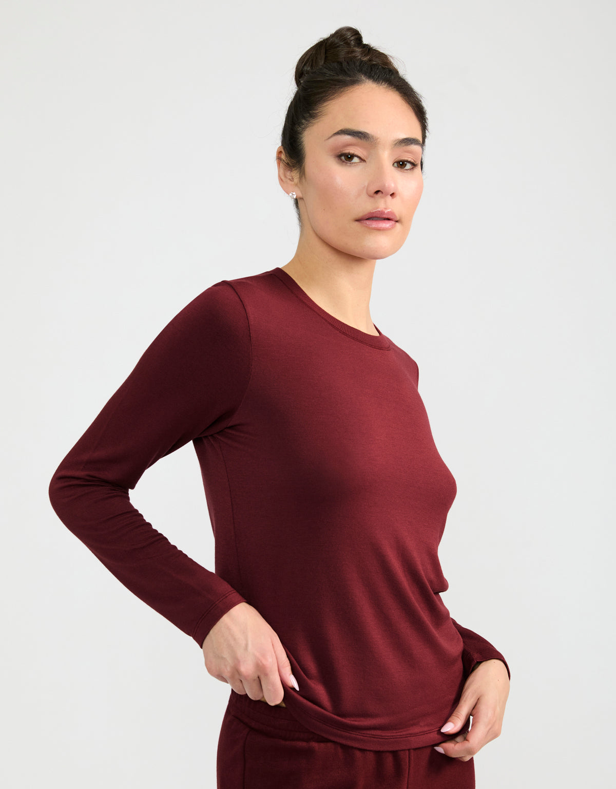 Cannes Longsleeve - Garnet