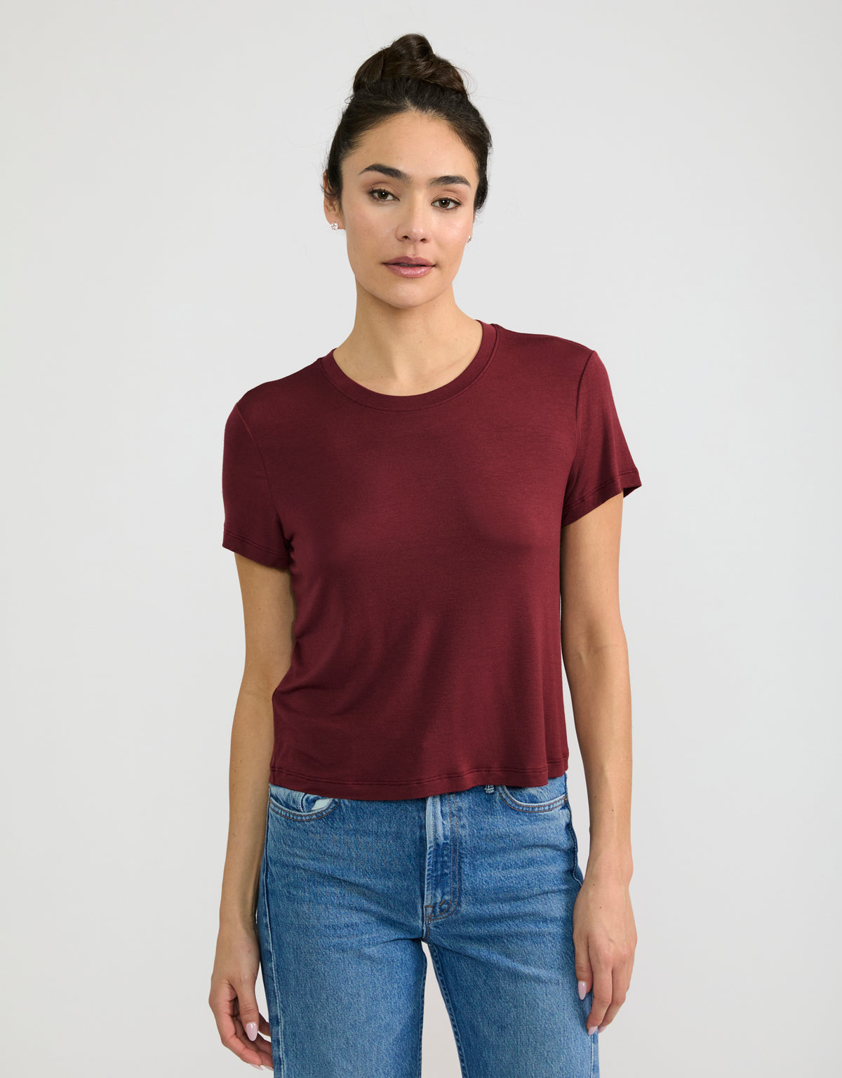 Brooklyn Tee - Garnet