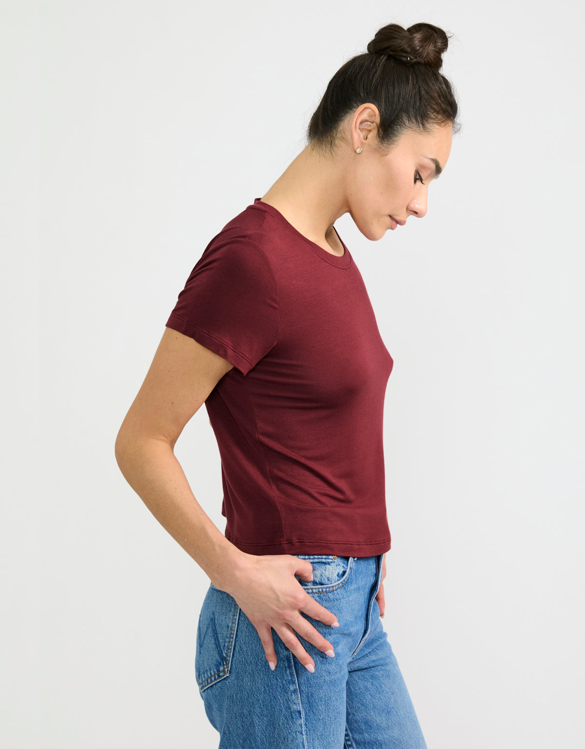 Brooklyn Tee - Garnet