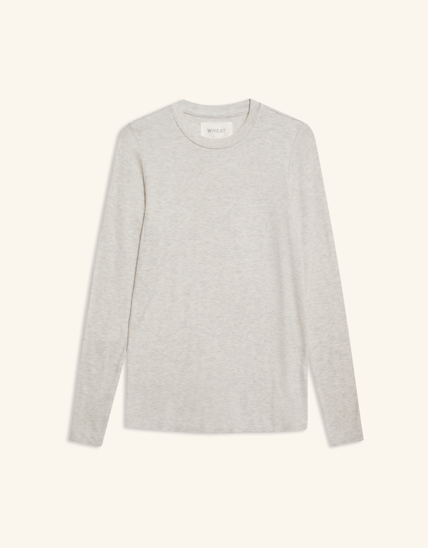 Chicago Ribbed Long Sleeve - Heather Ash