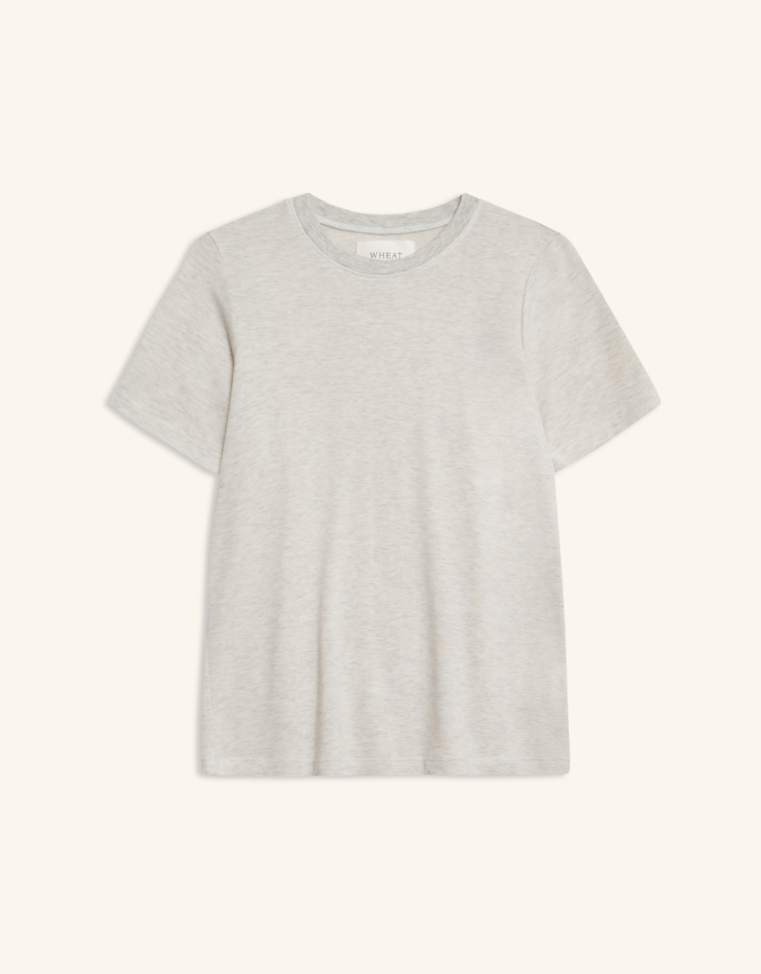 St. Tropez Crew Neck Tee - Heather Ash