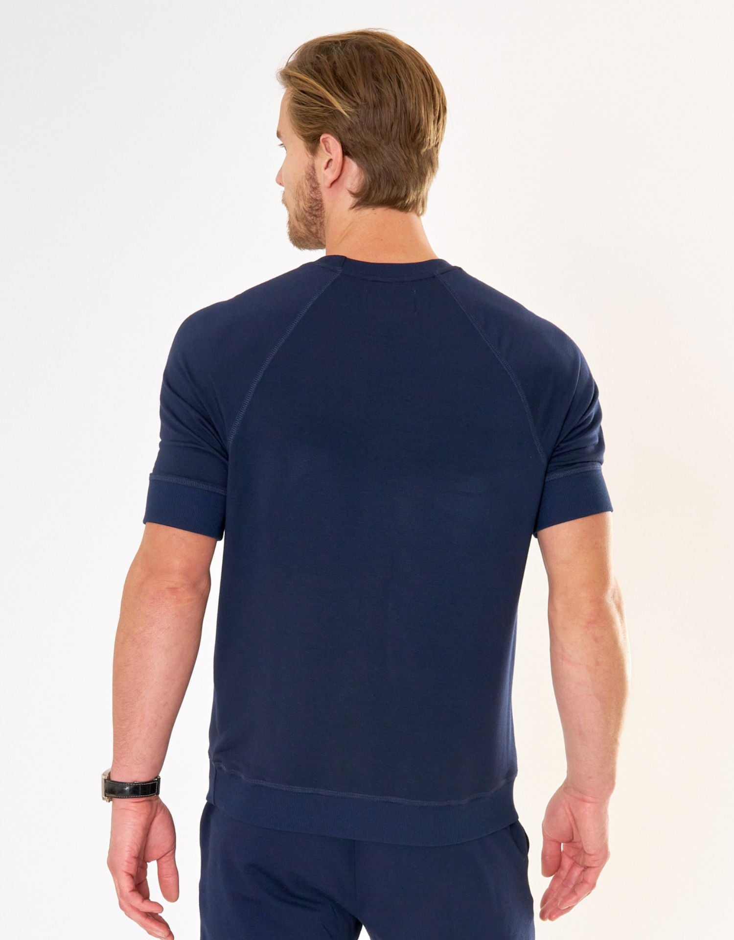 Monaco Sweatshirt Tee - Navy