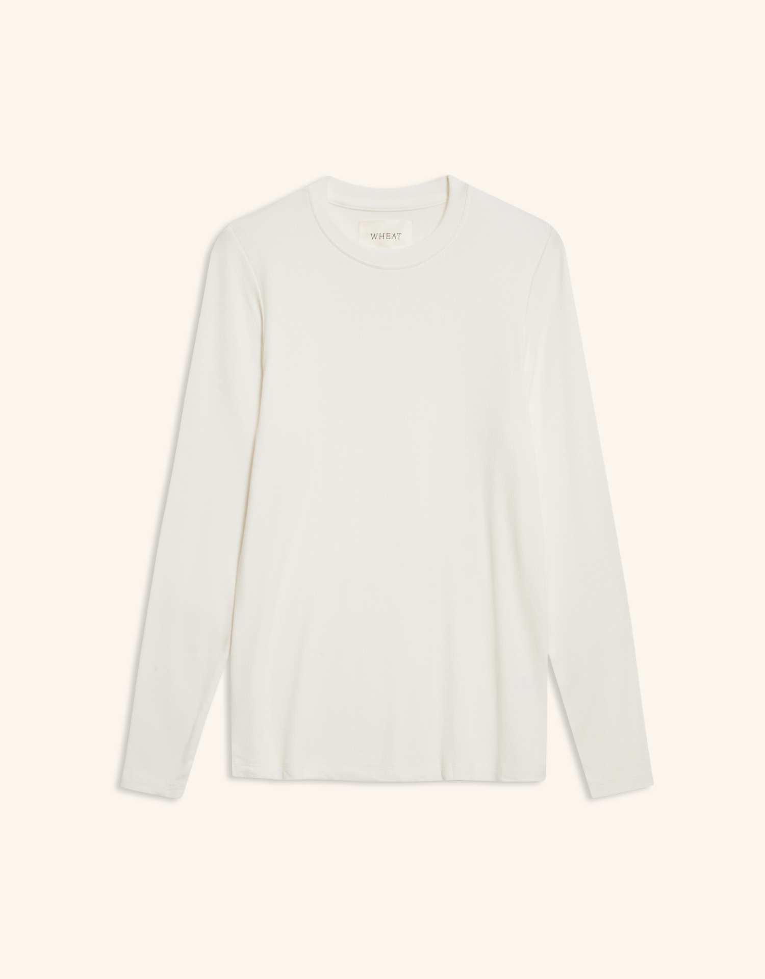 Chicago Ribbed Long Sleeve - White