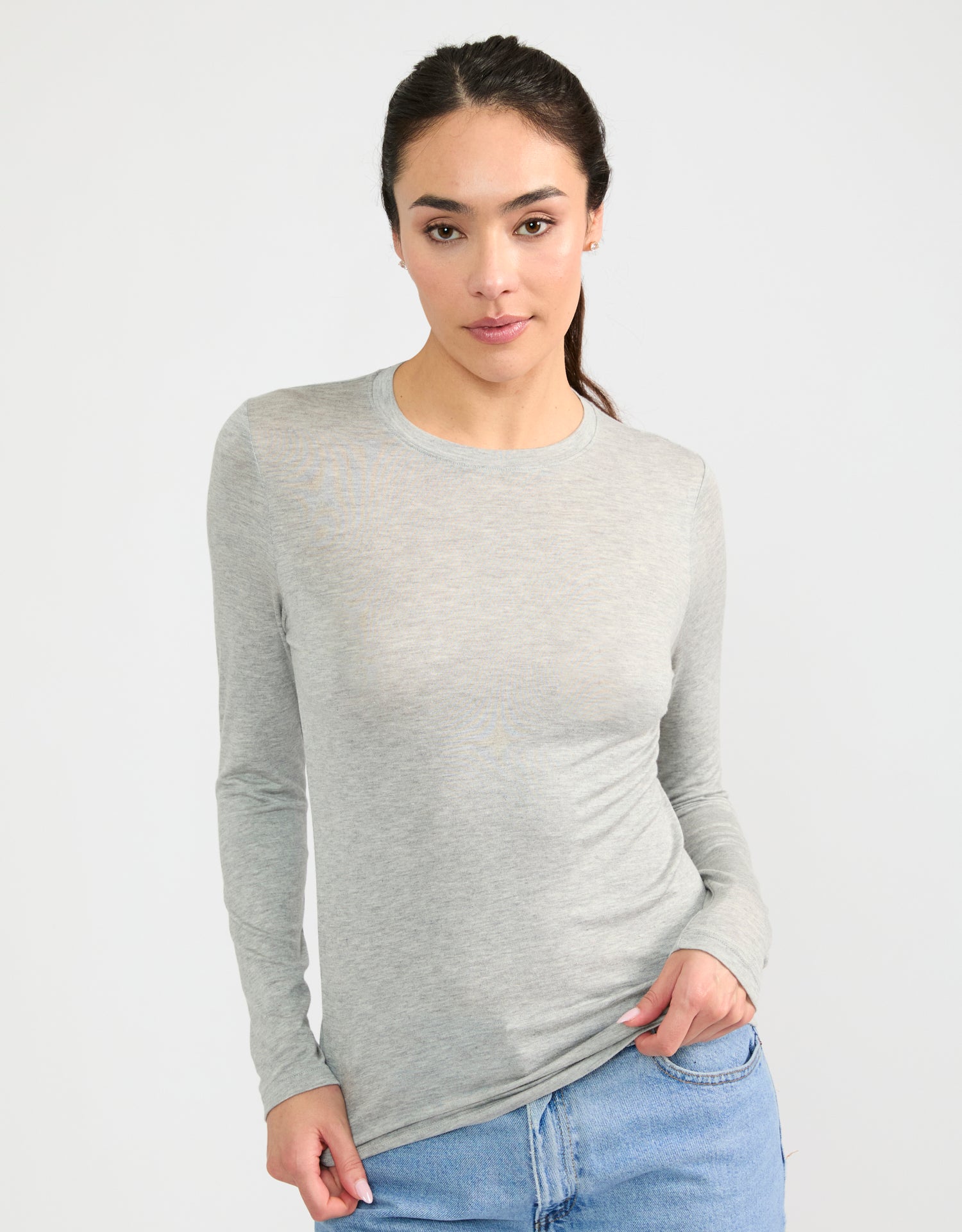 Chicago Long Sleeve Heather Grey