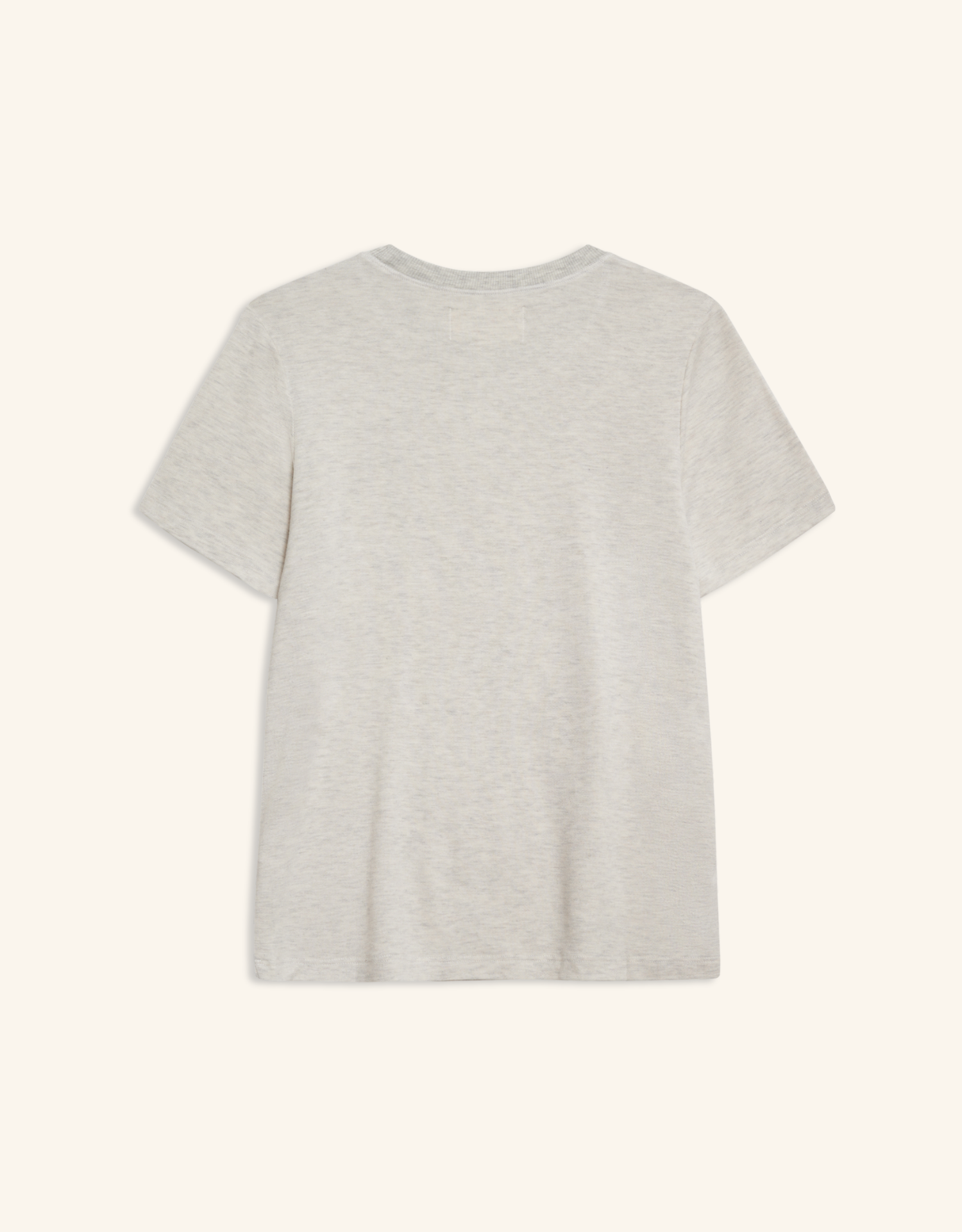 St. Tropez Crew Neck Tee - Heather Ash