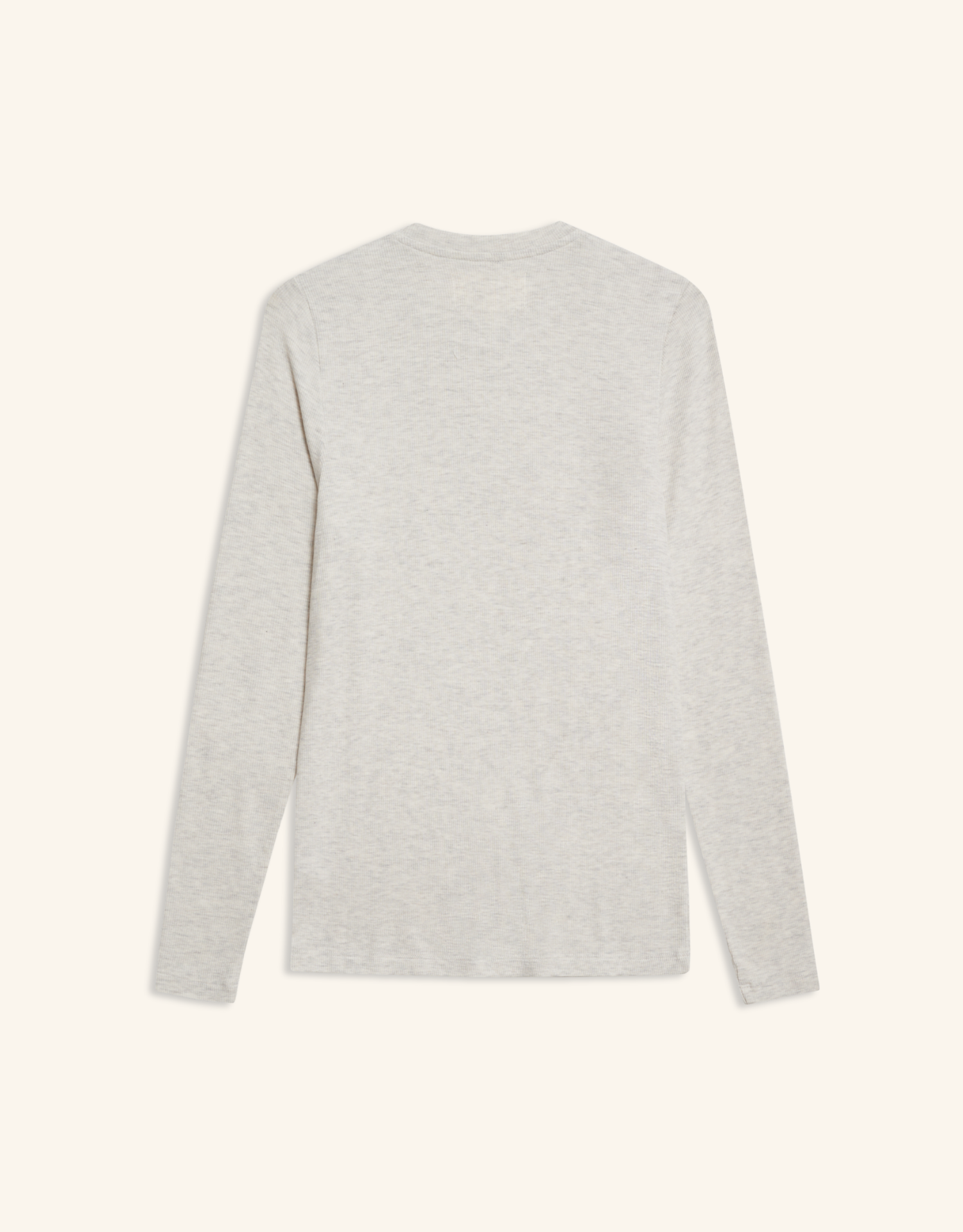 Chicago Ribbed Long Sleeve - Heather Ash