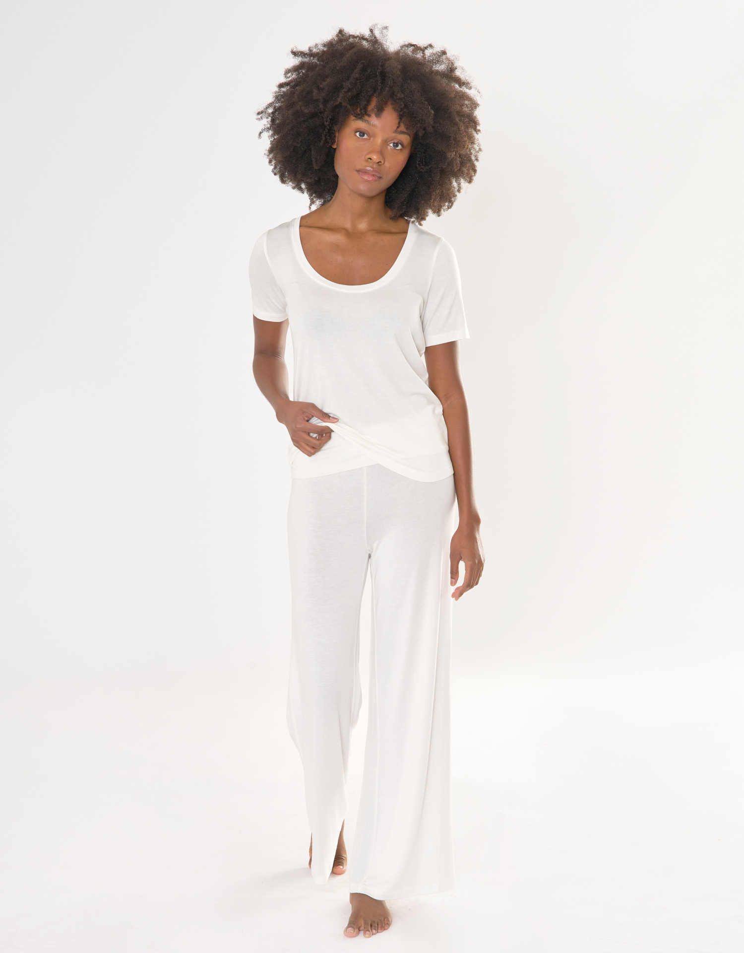 Jackson Lounge Pant - White