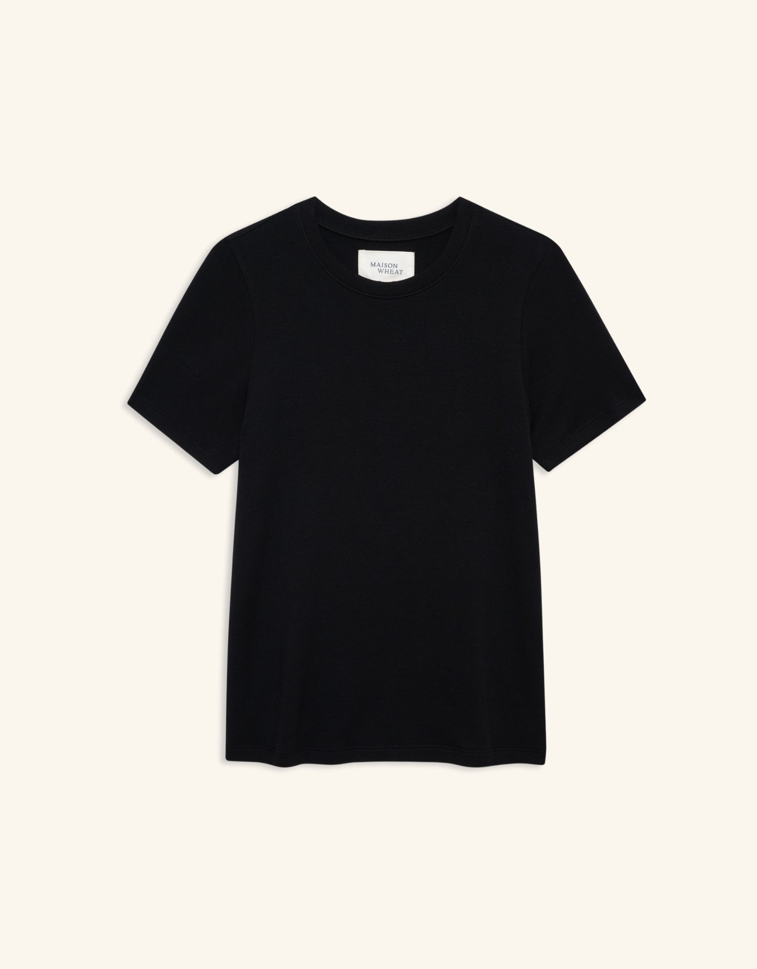 St. Tropez Crew Neck Tee - Black
