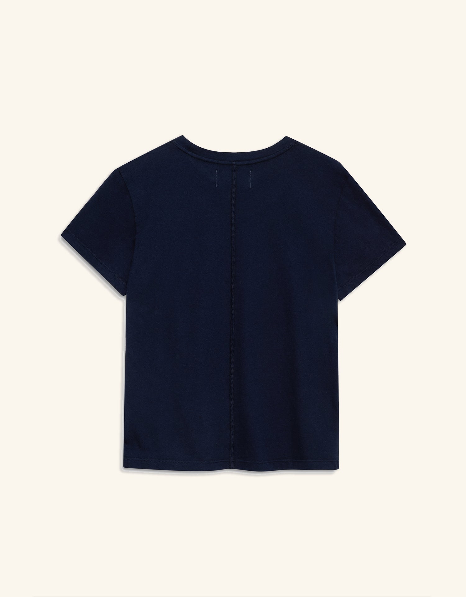 Charlotte Crew Neck Tee - Navy