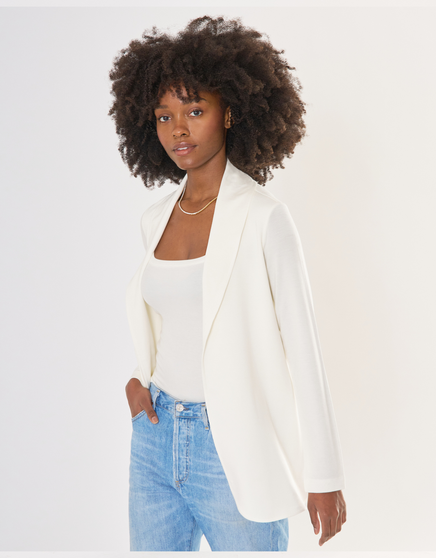 London Blazer - White
