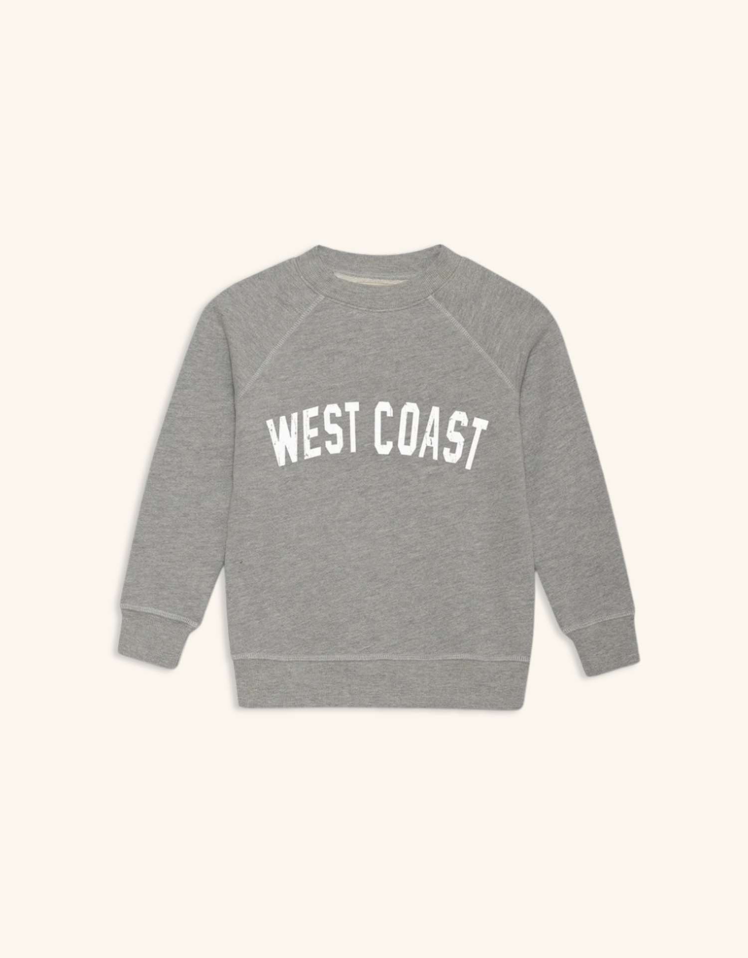 Kids West Coast Sweatshirt - Heather Grey