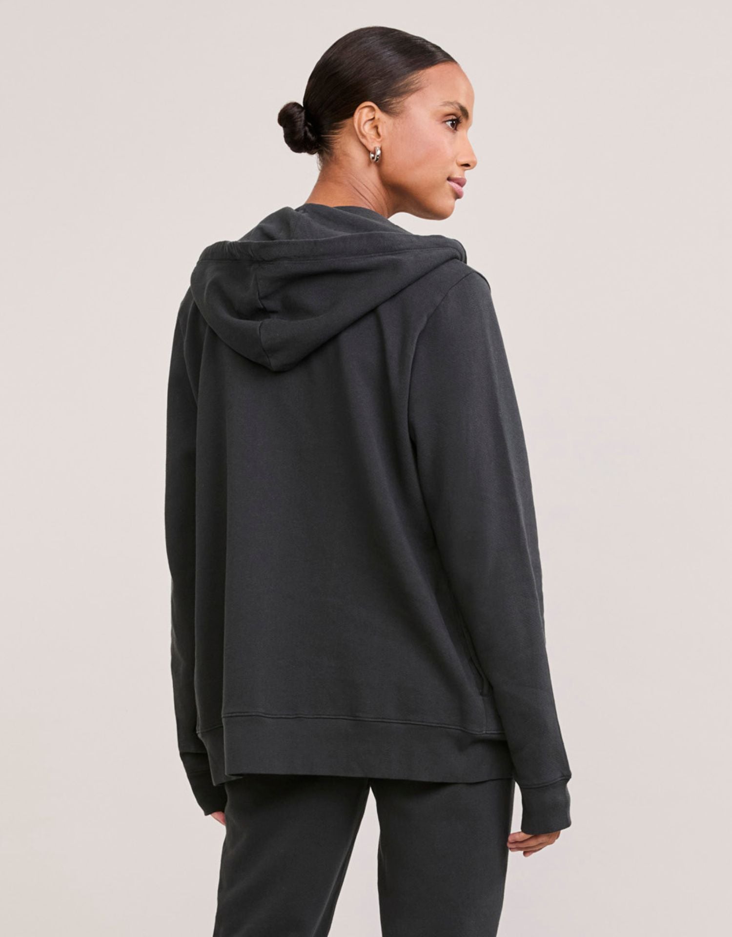 Georgetown Unisex Zip Hoodie - Washed Black