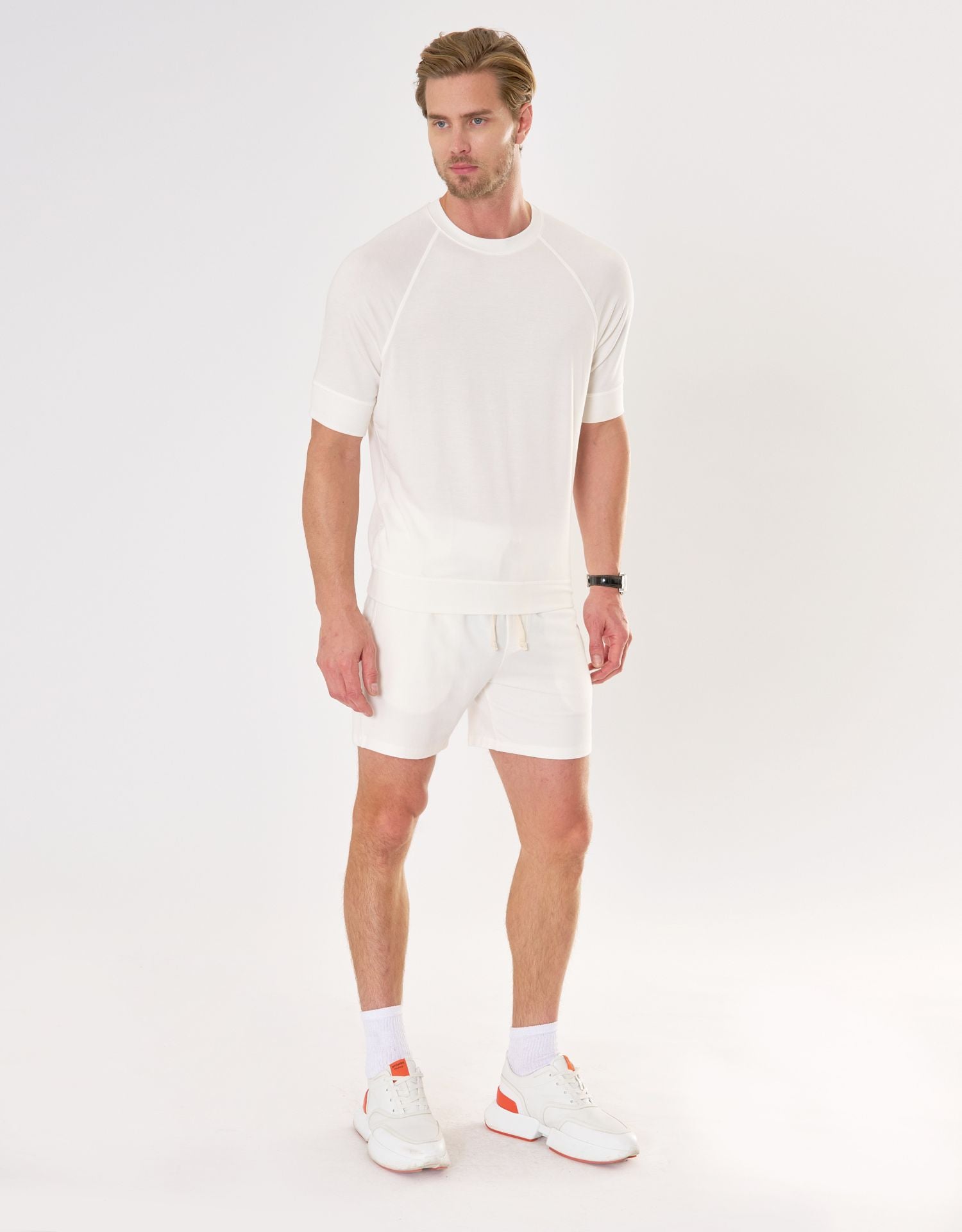 Monaco Sweatshirt Tee - White