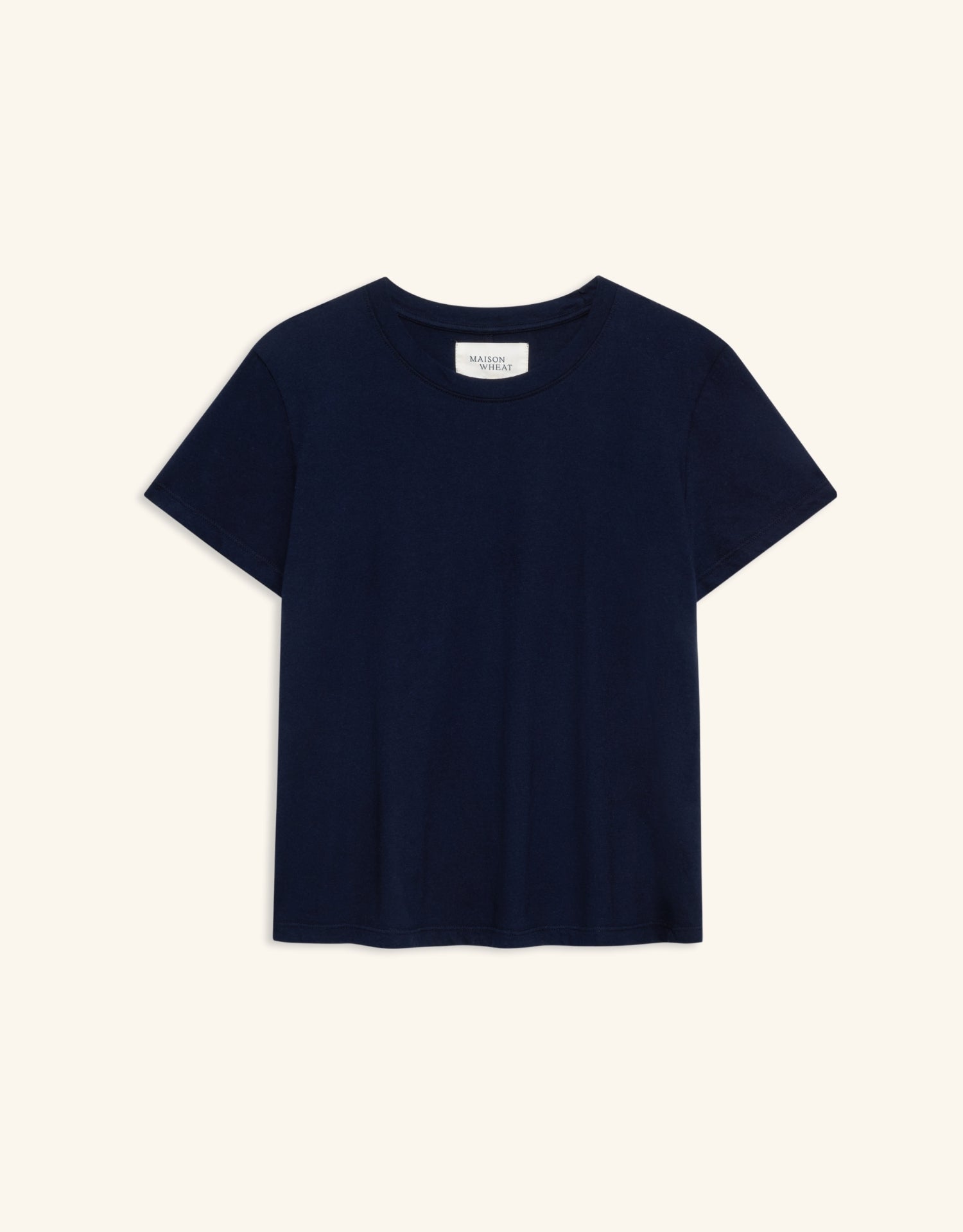 Charlotte Crew Neck Tee - Navy