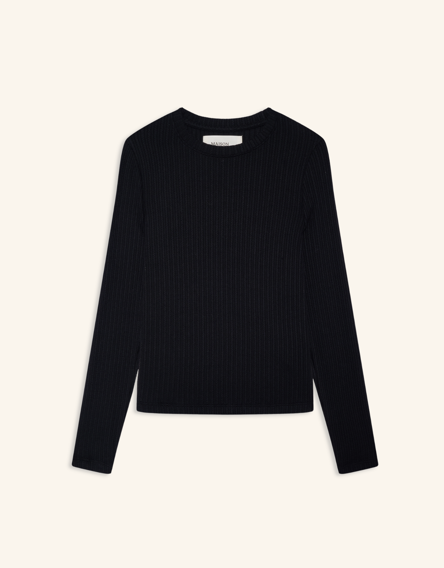 Westlake Pointelle Longsleeve - Black