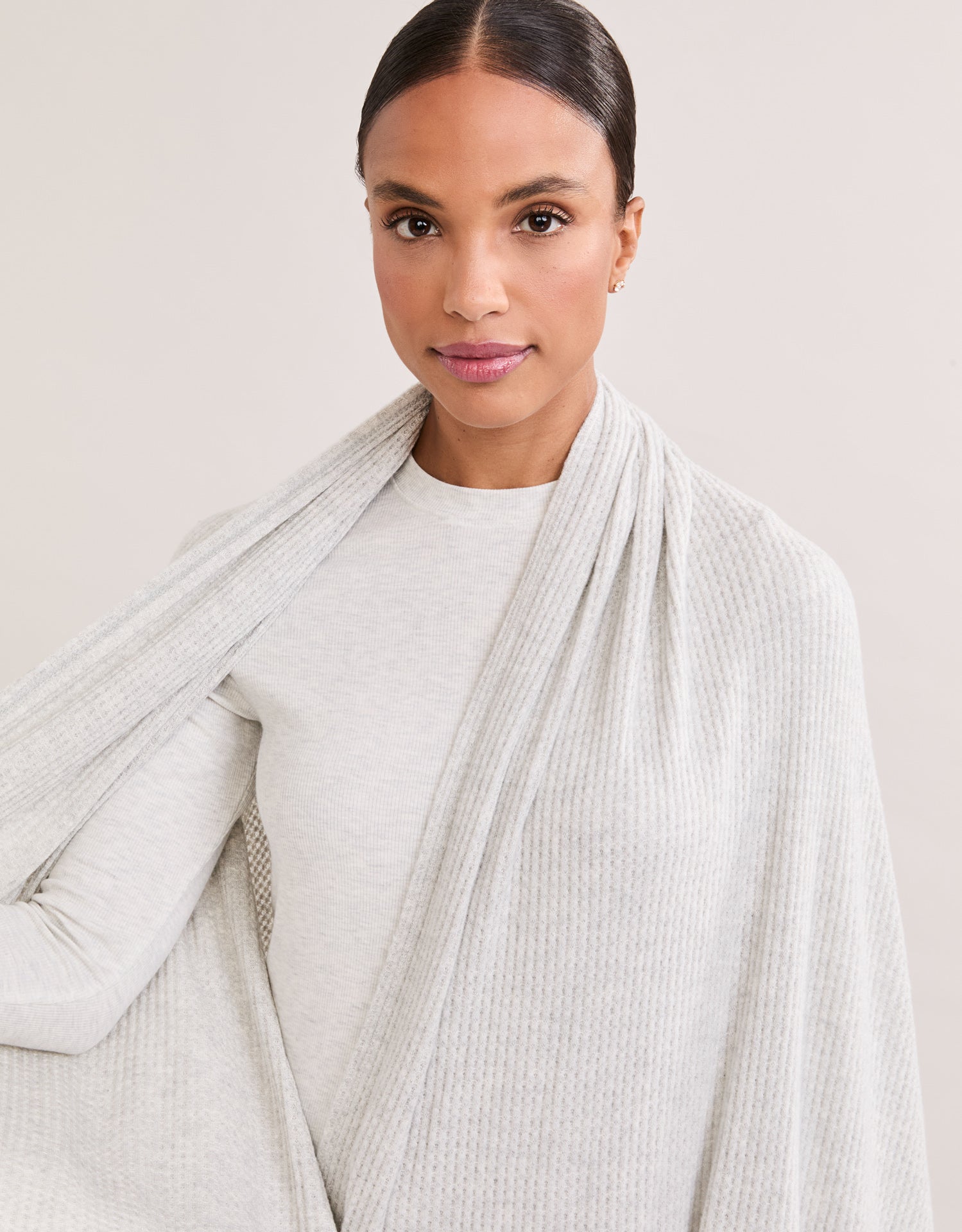 Big Sky Wrap - Heather Ash