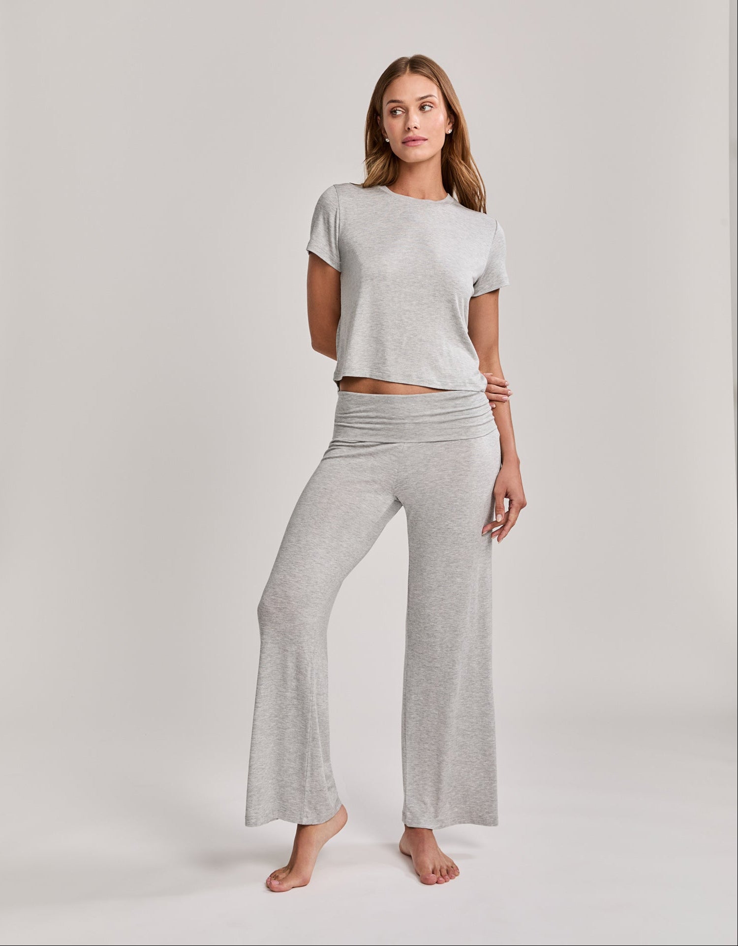 Brooklyn Tee - Heather Grey