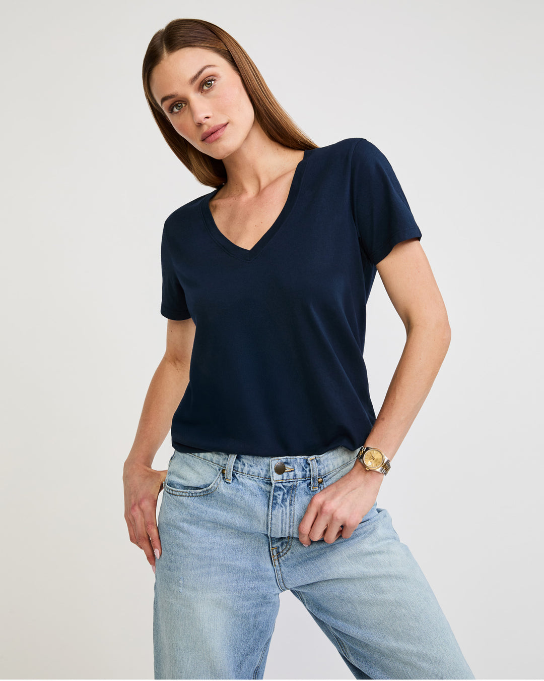 Charleston V Neck Tee