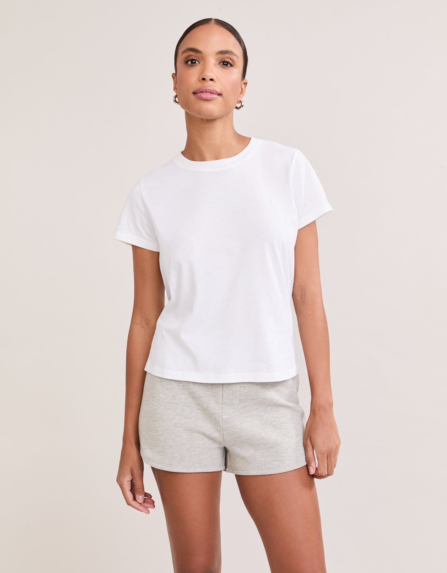 Charlotte Crew Neck Tee - White