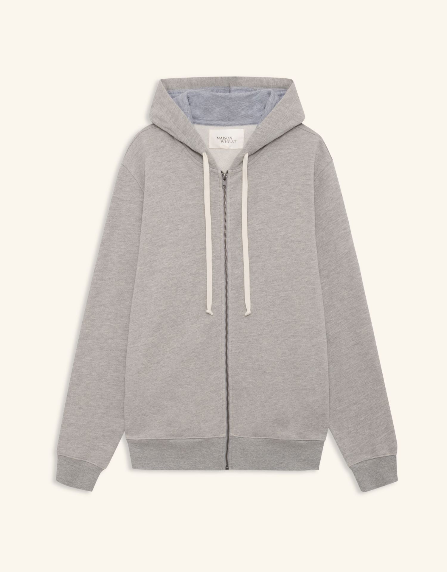 Georgetown Unisex Zip Hoodie - Heather Grey