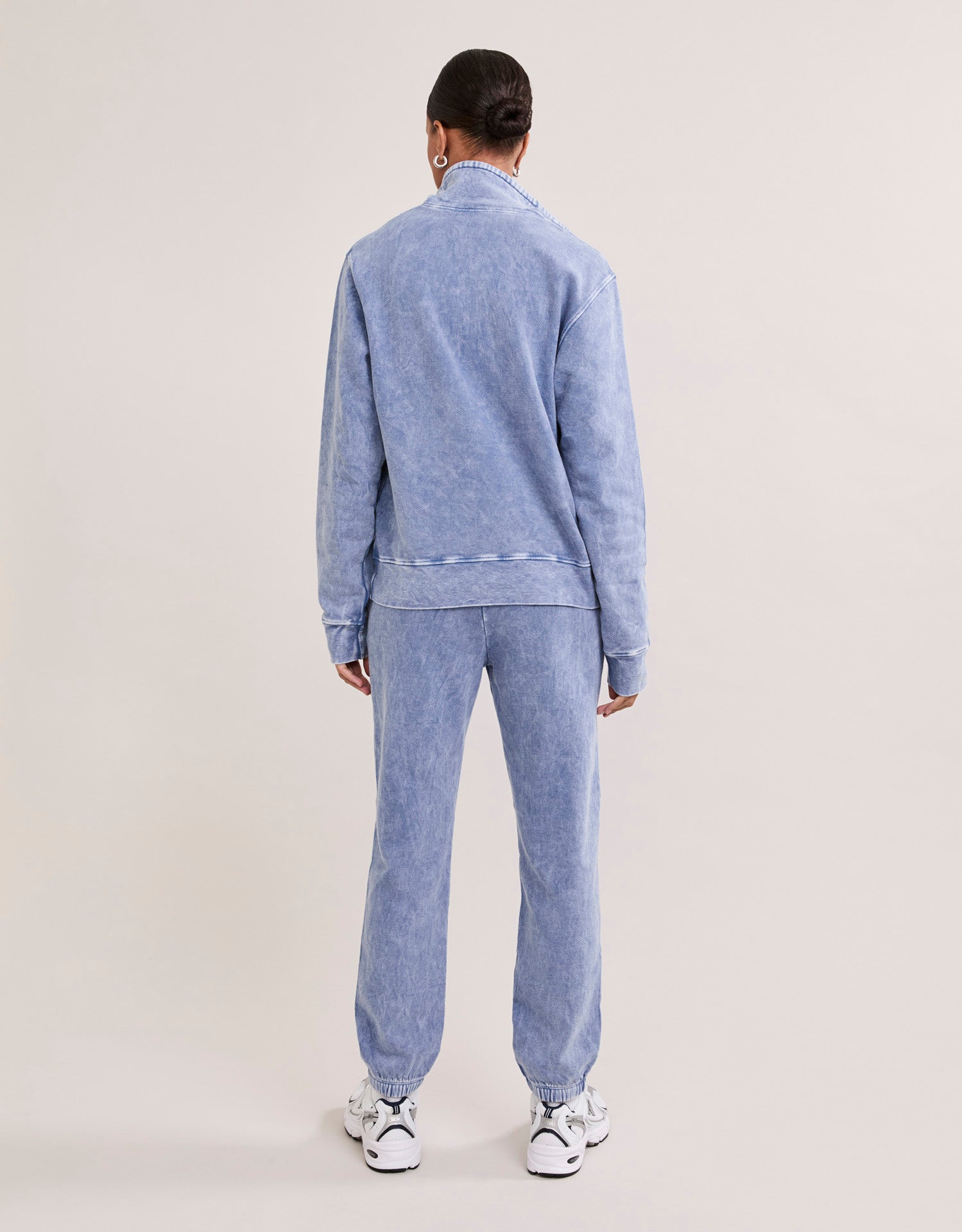 Oxford Unisex Quarter Zip - Blueberry