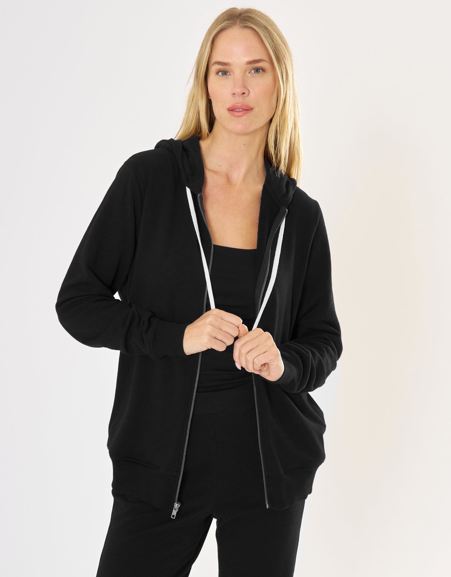 Richmond Unisex Zip Hoodie - Black