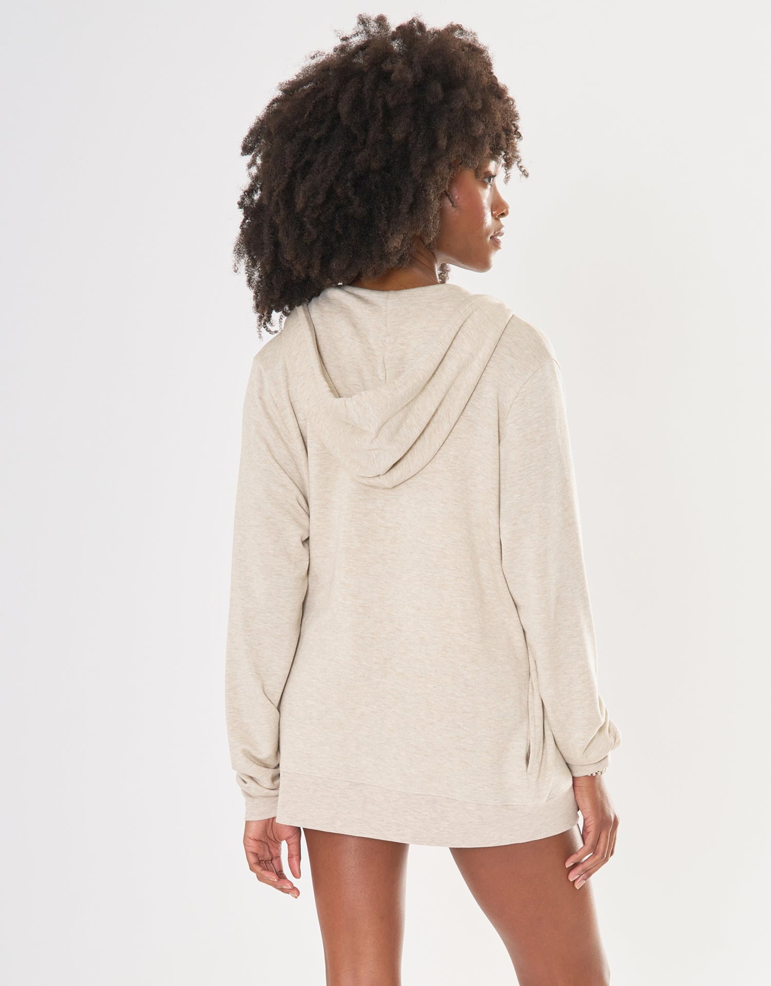 Richmond Unisex Zip Hoodie - Oatmeal