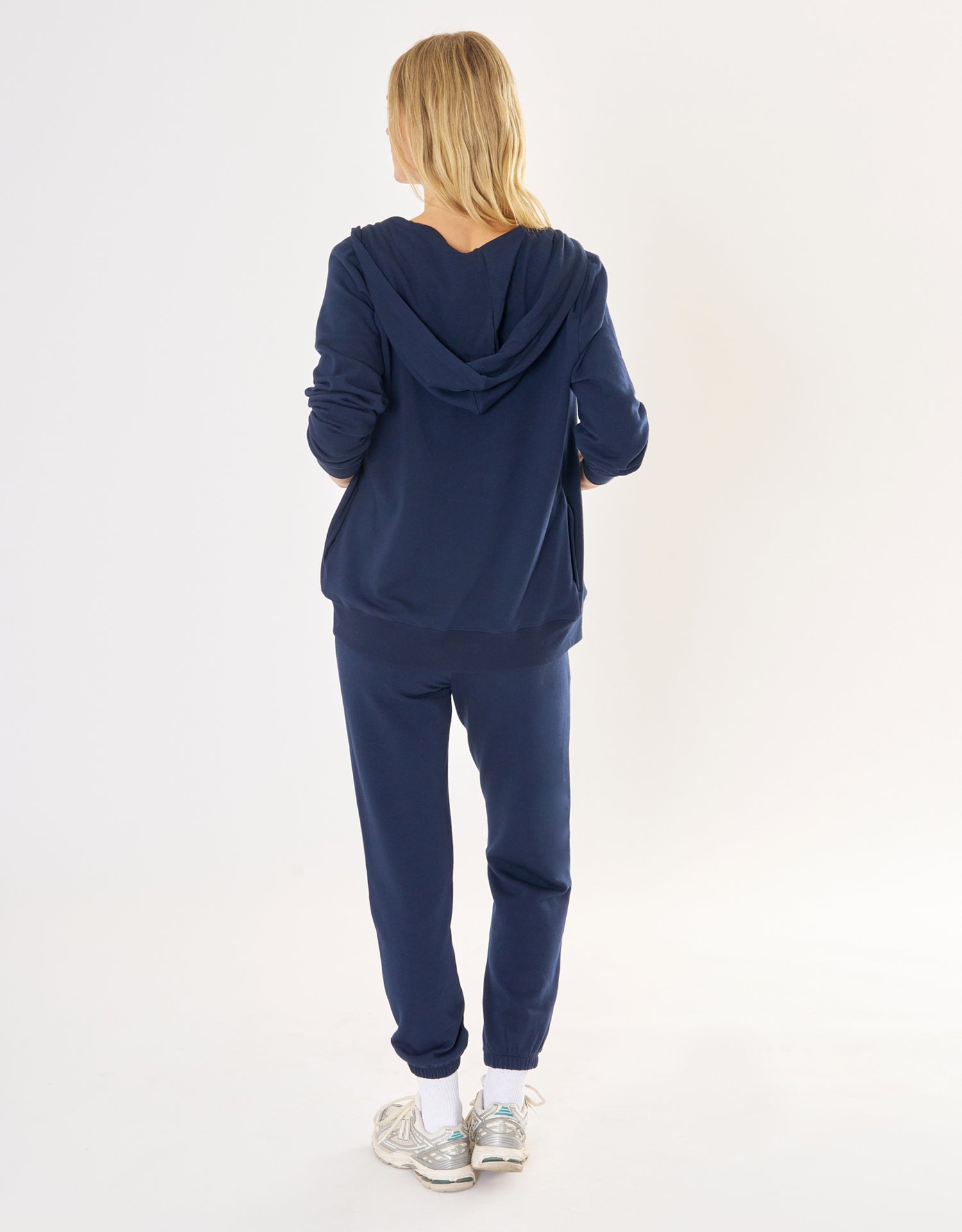 Richmond Unisex Zip Hoodie - Navy
