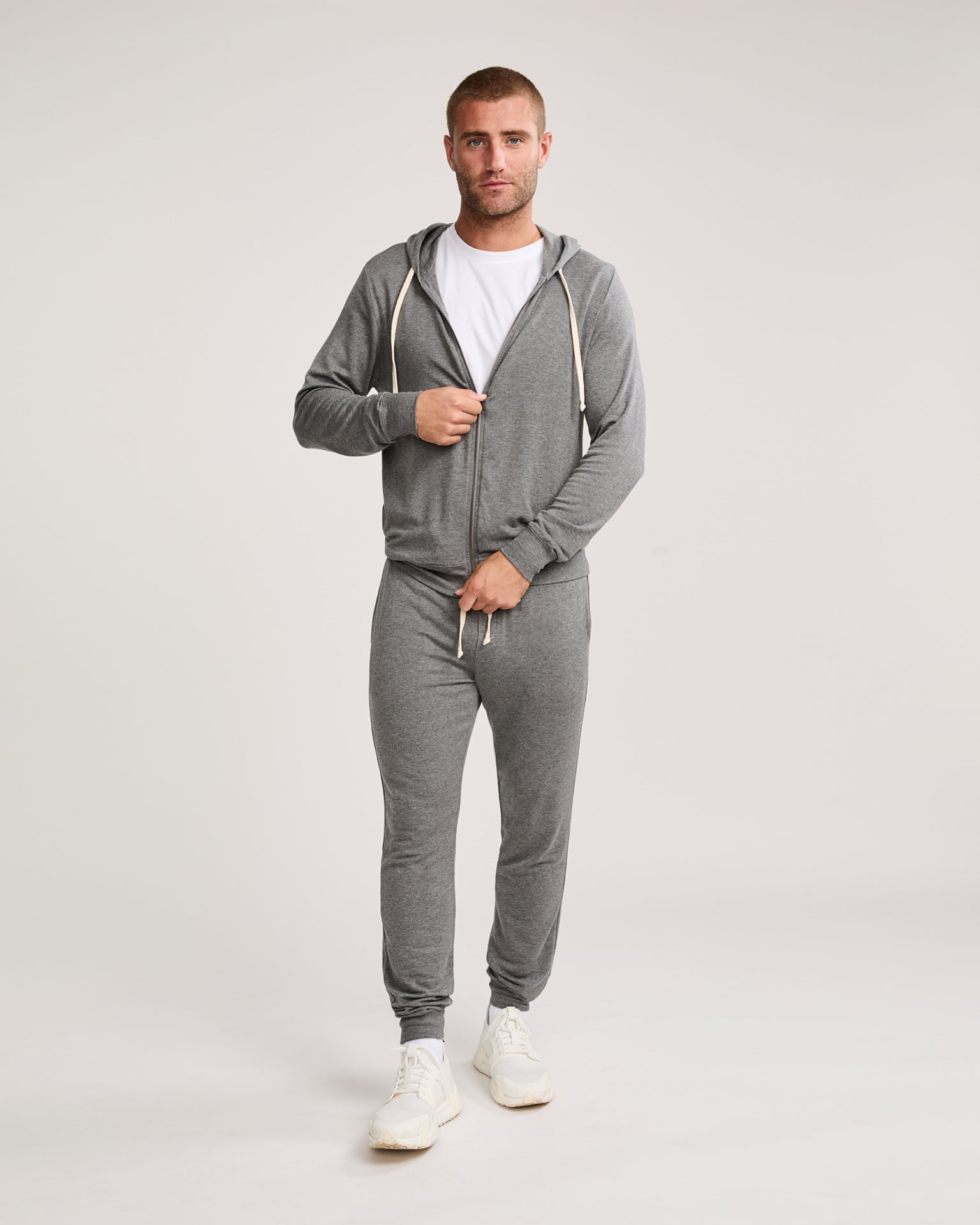 Richmond Unisex Zip Hoodie - Charcoal