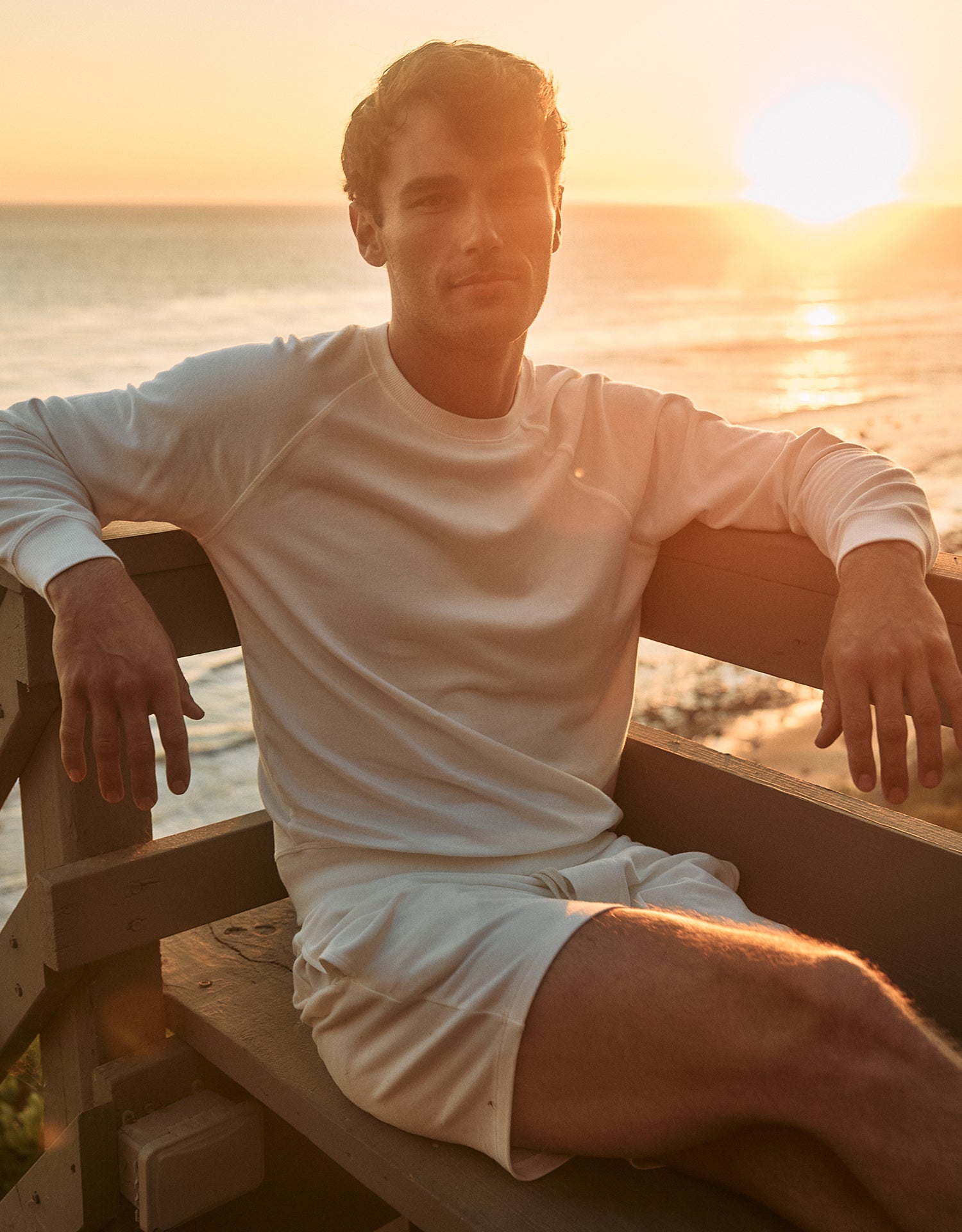Santa Monica Sweatshirt - White