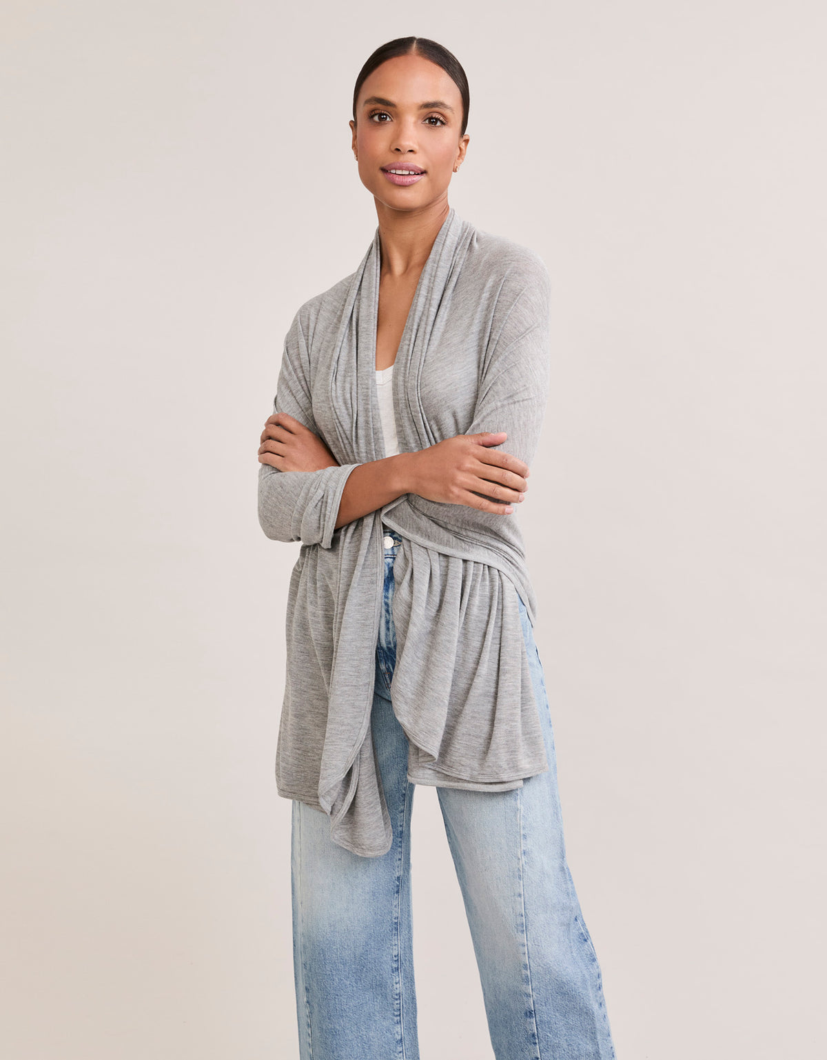 Salt Lake City Wrap Heather Grey