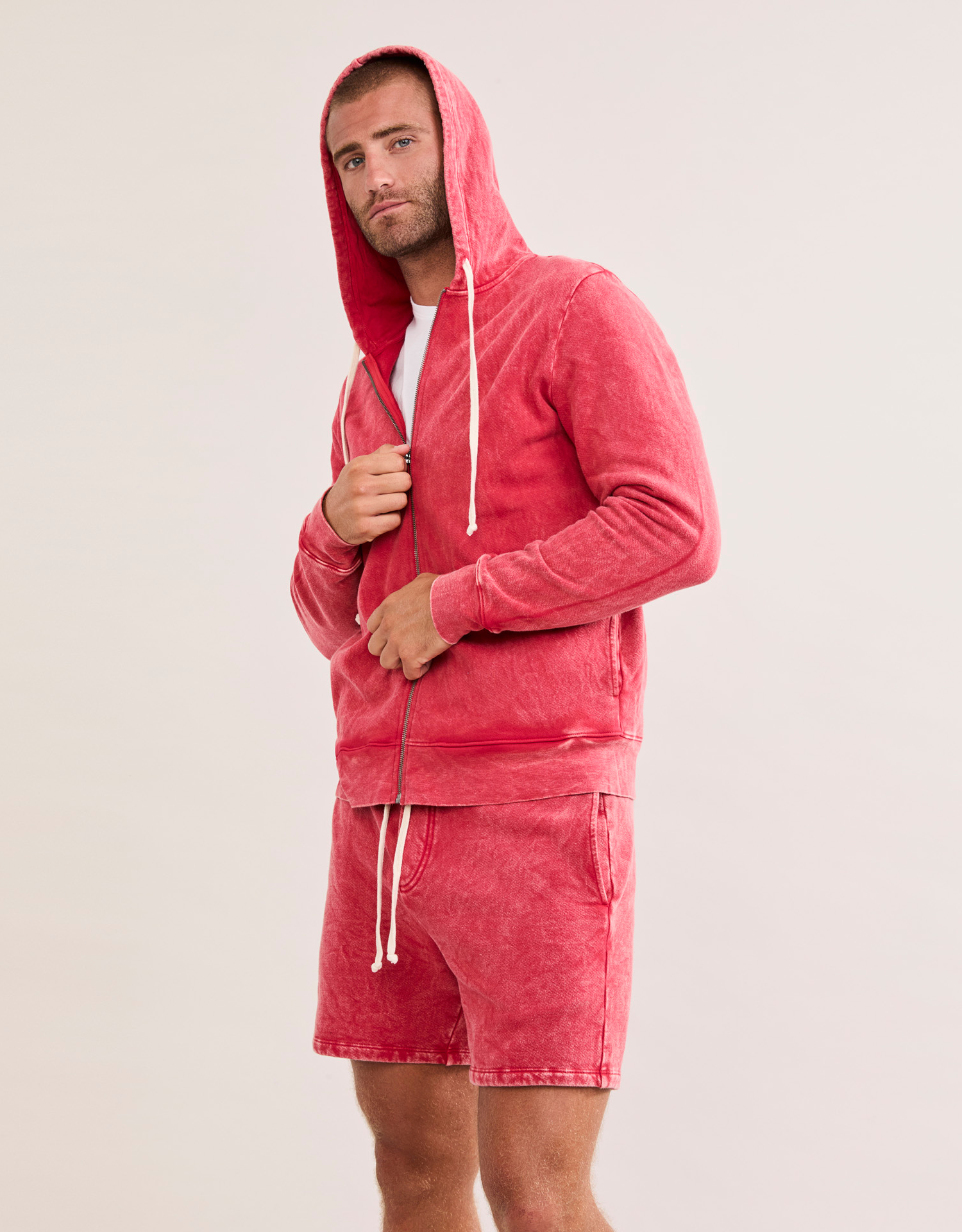 Georgetown Unisex Zip Hoodie - Cherry