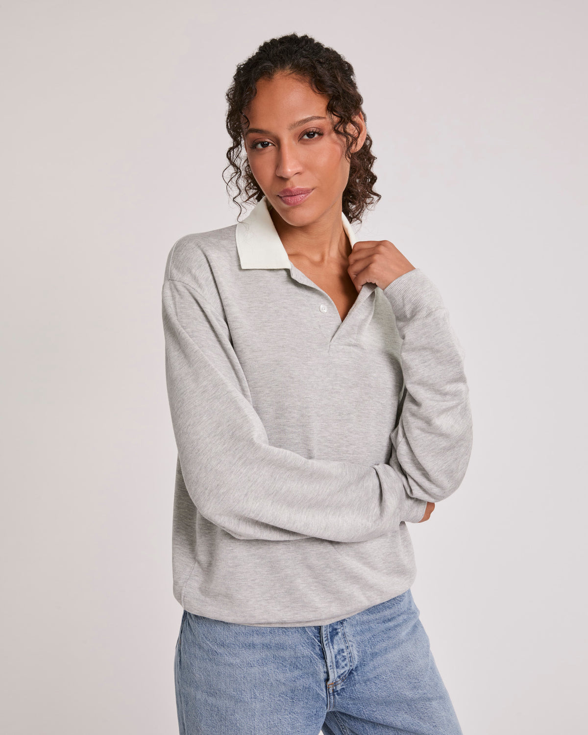 Wellington Rugby Polo - Heather Grey