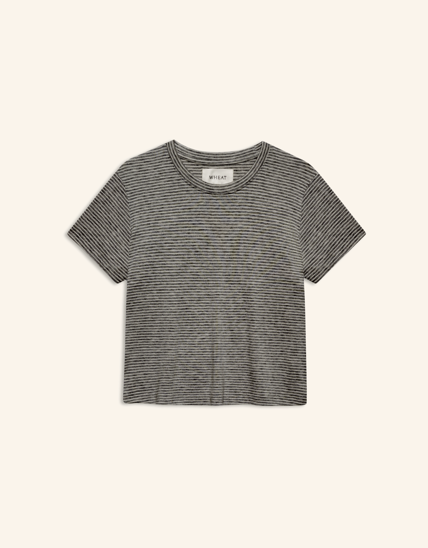 Brooklyn Tee - Black and White Stripe
