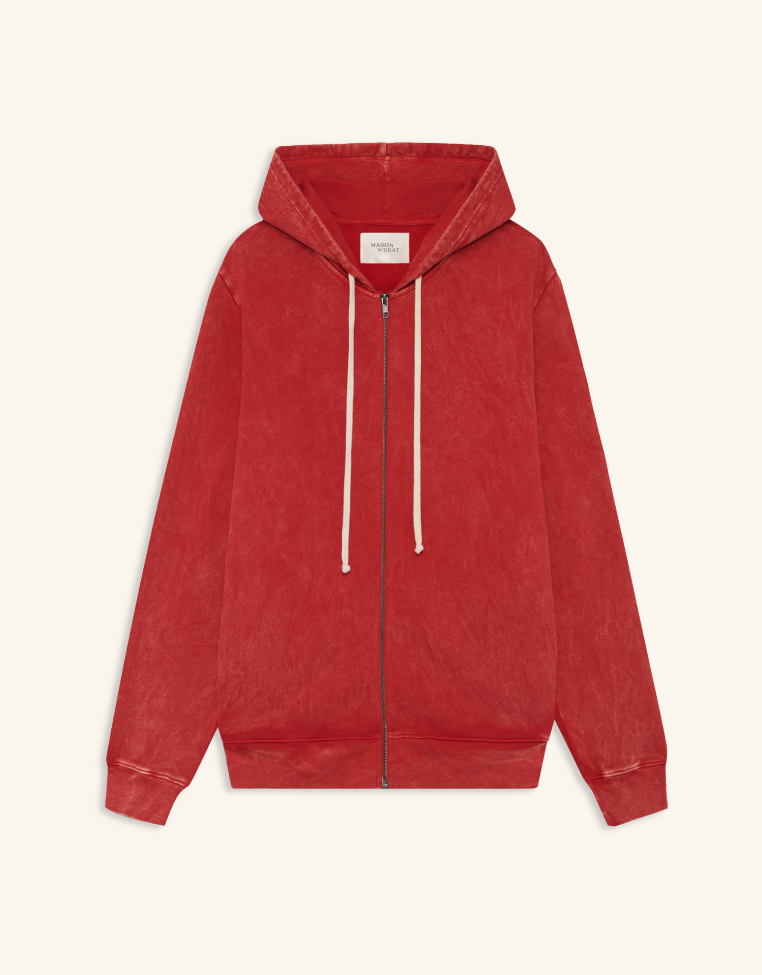 Georgetown Unisex Zip Hoodie - Cherry